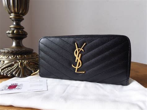 ysl zip around wallet.